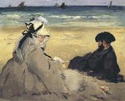 Edouard Manet At the Beach (mk40) oil painting artist